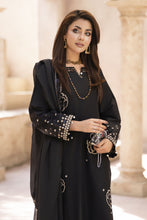 Zaiwa Sway12 3pc Black Sequin Embroidered Lawn Suit with Dupatta