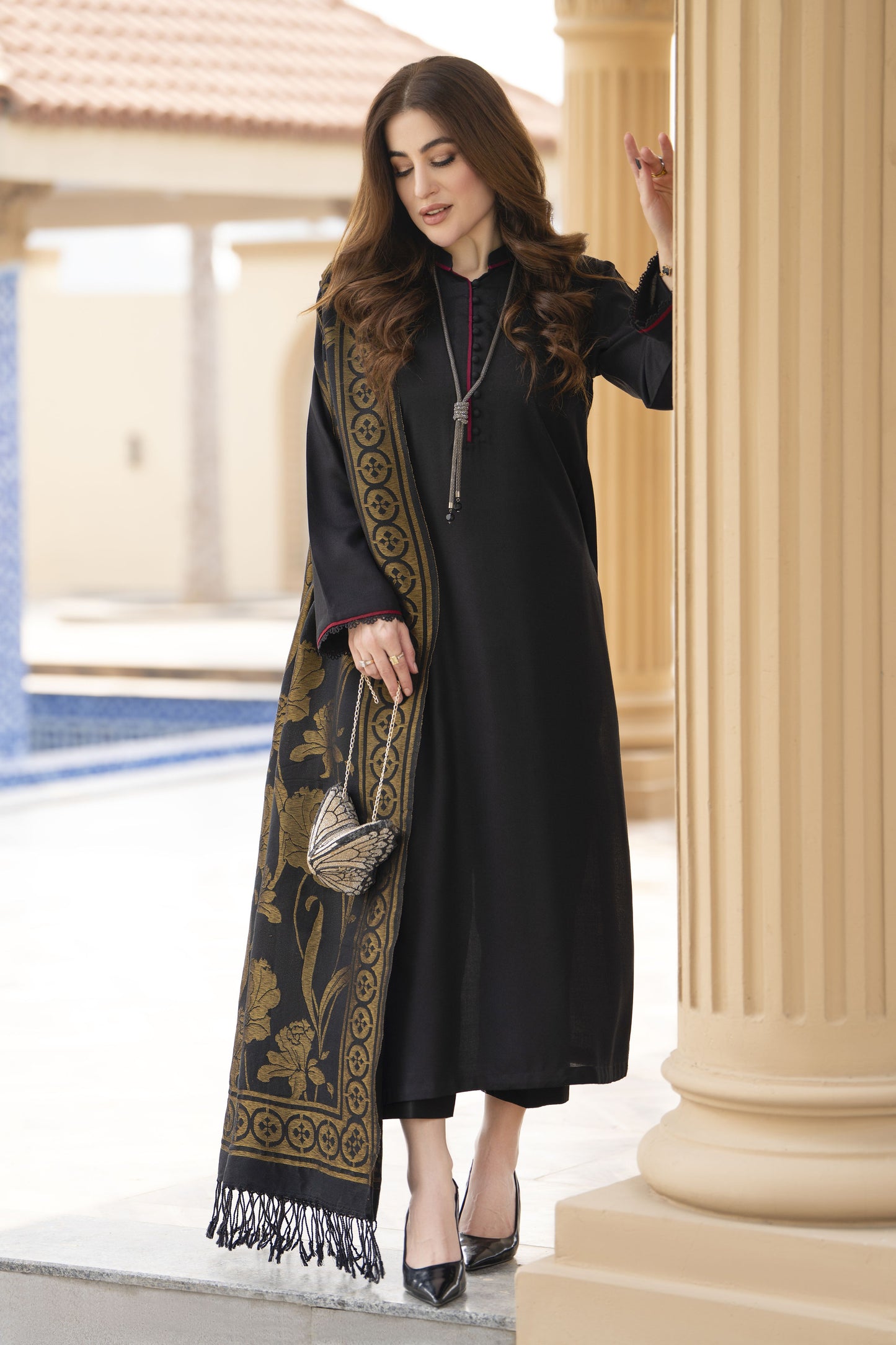 The Dhanak & Kahni Collection – Black 3pc Suit KD2