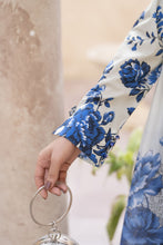 Zaiwa Sway5 3pc Printed Cotton Farshi Shalwar Suit with Embroidered Shirt