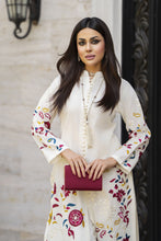 Ivory Multicolour Embroidered Cotton 2pc Women Suit | Baarish by Miski BYM2