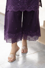 ZWM1 Zimal Winter Muse Deep Purple Embroidered Dhanak 2pc Ready to Wear