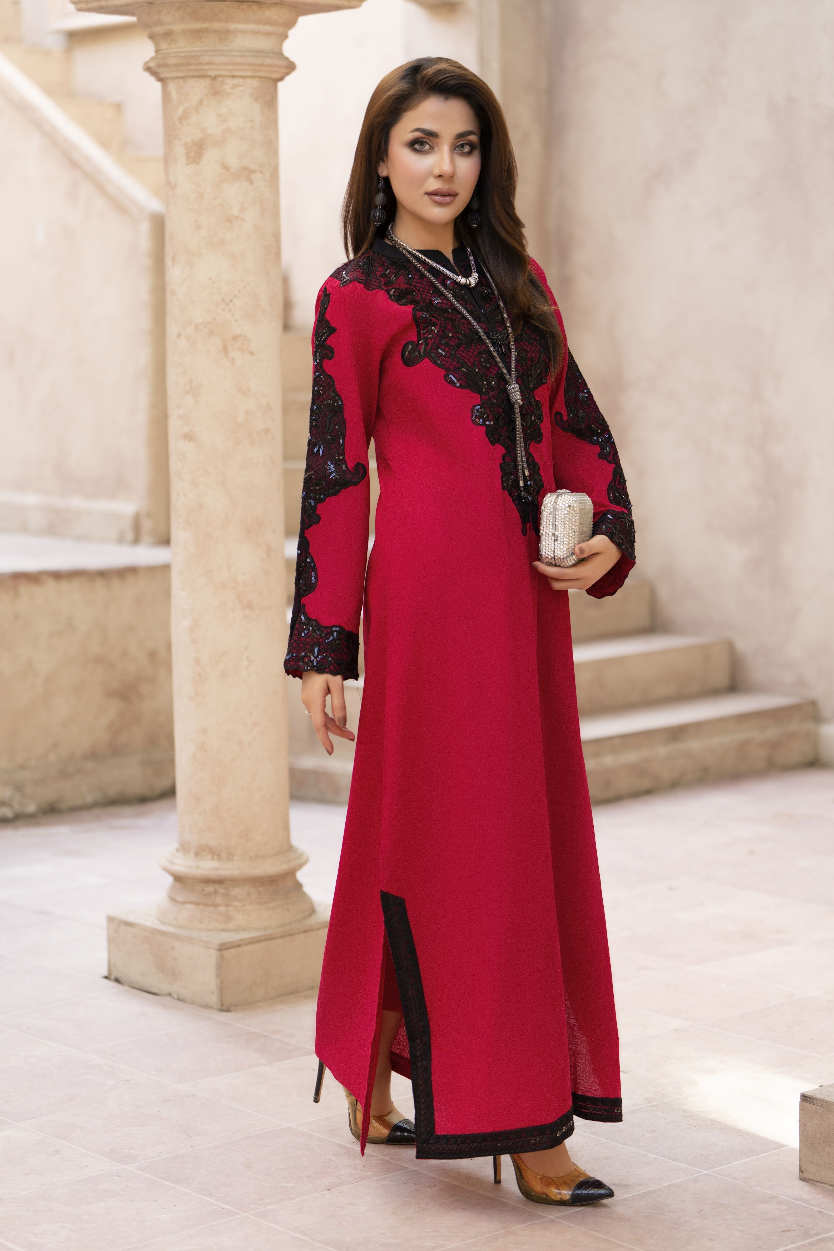 Zaiwa Sway1 2pc Embroidered Lawn Suit – Long Shirt & Straight Leg Trousers