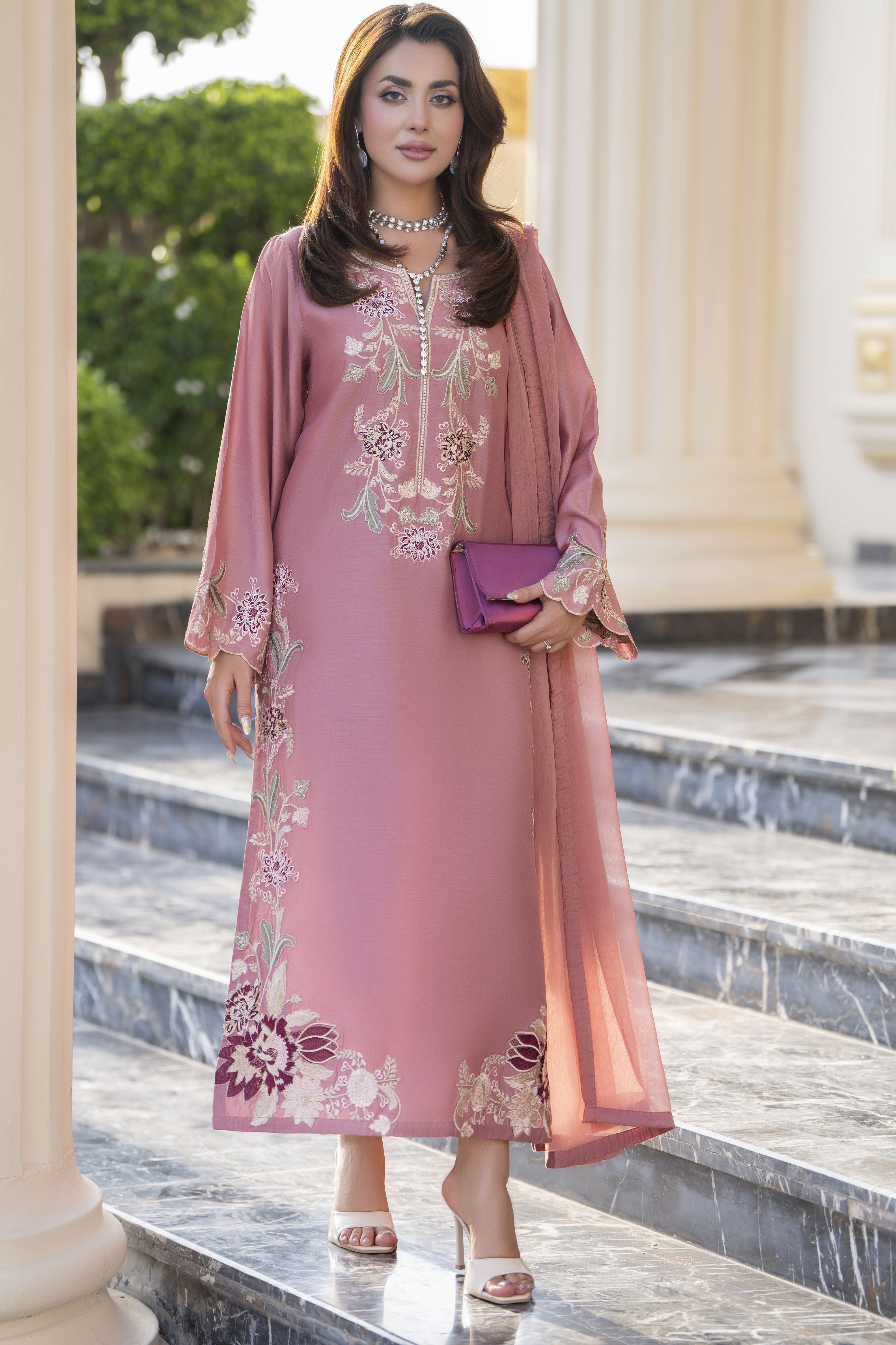 Aabpara Afsana 3pc Embroidered Viscose Winter Ready-to-Wear Suit – AAF6