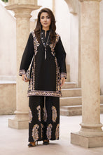 Zaiwa 2pc Black Cotton Embroidered Suit – Sway13