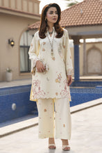 ZWM2 Zimal Winter Muse Ivory Embroidered Dhanak 2pc Ready to Wear
