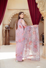 Blush Pink Organza Embroidered Shirt with Silk Farshi Shalwar – RNK6 | Noorma Kamal