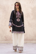 Zaiwa Sway9 2pc Black Chikankari Lawn Suit with Farshi Shalwar