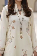 ZWM2 Zimal Winter Muse Ivory Embroidered Dhanak 2pc Ready to Wear