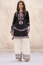 Zaiwa Sway9 2pc Black Chikankari Lawn Suit with Farshi Shalwar