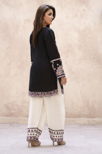 Zaiwa Sway9 2pc Black Chikankari Lawn Suit with Farshi Shalwar