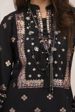 Zaiwa Sway6 2pc Black Sequin Embroidered Cotton Shalwar Suit