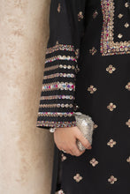 Zaiwa Sway6 2pc Black Sequin Embroidered Cotton Shalwar Suit