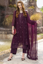 Zaina 3pc Embroidered Chiffon Frock Suit – ZNC5