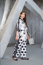 NK Everyday Lawn Co-ords – Monochrome Floral Shirt & Polka Dot Trouser Set NKE7