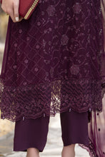 Zaina 3pc Embroidered Chiffon Frock Suit – ZNC5