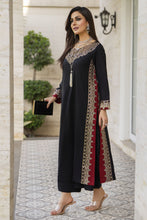 Black Thread & Sequin Embroidered Cotton 2pc Women Suit | Baarish by Miski BYM5