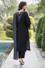 Zaiwa Winterlite 3Pc Khaddar Embroidered & Handwork Black Suit ZWL12