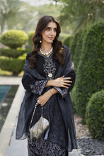 Zaiwa Winterlite 3Pc Khaddar Embroidered & Handwork Black Suit ZWL12