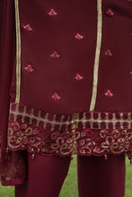 Zaina 3pc Embroidered Chiffon Suit – ZNC2