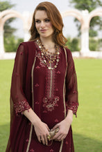 Zaina 3pc Embroidered Chiffon Suit – ZNC2