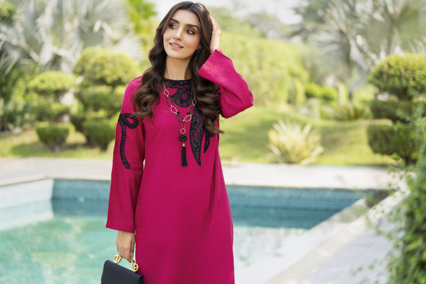 Zaiwa Winterlite 2Pc Dhanak Jacquard Embroidered Casual Suit ZWL6