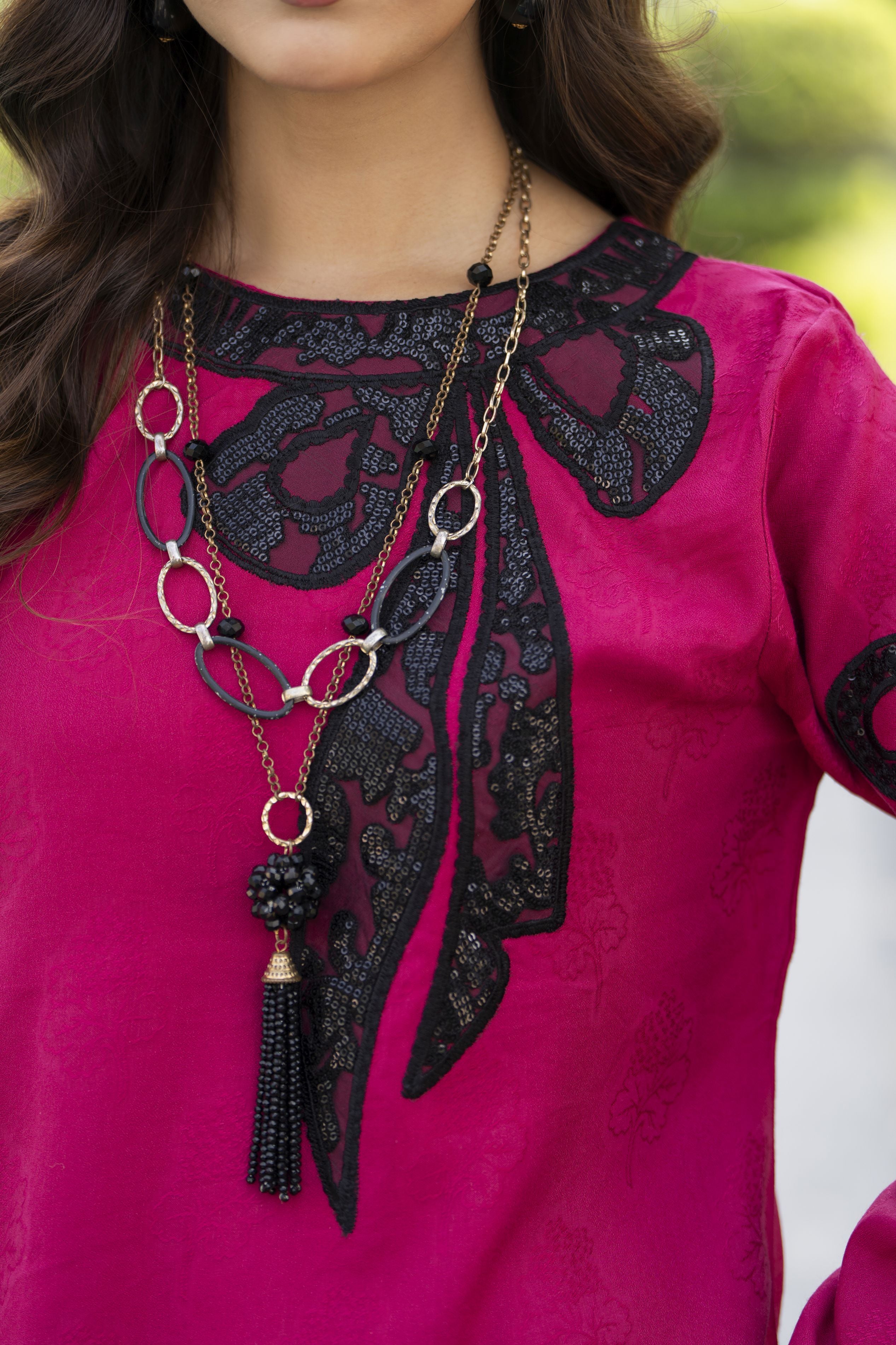 Zaiwa Winterlite 2Pc Dhanak Jacquard Embroidered Casual Suit ZWL6