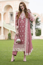 Zaina 3pc Embroidered Chiffon Suit – ZNC7