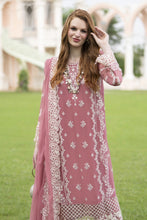 Zaina 3pc Embroidered Chiffon Suit – ZNC7