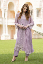 Zaina 3pc Embroidered Chiffon Suit – ZNC3