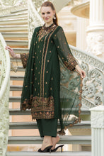Zaina 3pc Embroidered Chiffon Suit – ZNC4