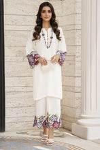 Zaiwa Winterlite 2Pc Linen Embroidered Off White Suit ZWL11