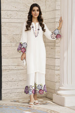 Zaiwa Winterlite 2Pc Linen Embroidered Off White Suit ZWL11
