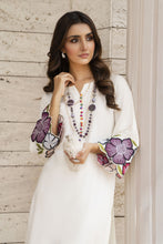 Zaiwa Winterlite 2Pc Linen Embroidered Off White Suit ZWL11