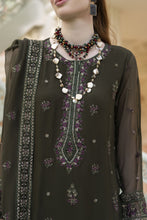 Zaina 3pc Embroidered Chiffon Suit – ZNC9
