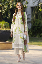 Ivory Chikankari 3pc Lawn Suit Rangrez by Sakeena Hasan RBS4