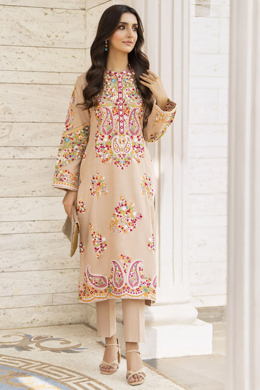 Zaiwa Winterlite 2-Piece Khaddar Embroidered Mirror Work Suit ZWL1
