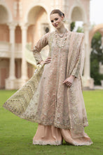 Silver 3pc Organza Handwork Long Frock with Sharara – The Occasion OS4