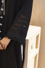 Black Solid and Printed Linen 2pc Ready to Wear Dress by Gul Warun LDG10