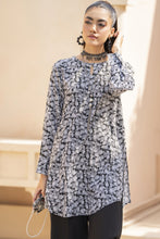 Black Printed Linen 2pc Ready to Wear Dress by Gul Warun LDG2