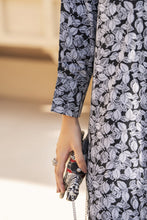 Black Printed Linen 2pc Ready to Wear Dress by Gul Warun LDG2