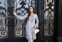 Vogue Vistas Linen Embroidered Dress by Zaiwa ZB4