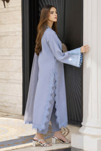 Gul Warun TY9 – 3pc Ready to Wear Embroidered Linen Suit with Net Dupatta