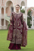 Silver 3pc Organza Handwork Long Shirt with Grip Sharara – The Occasion OS2