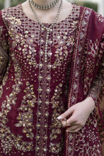 Silver 3pc Organza Handwork Long Shirt with Grip Sharara – The Occasion OS2
