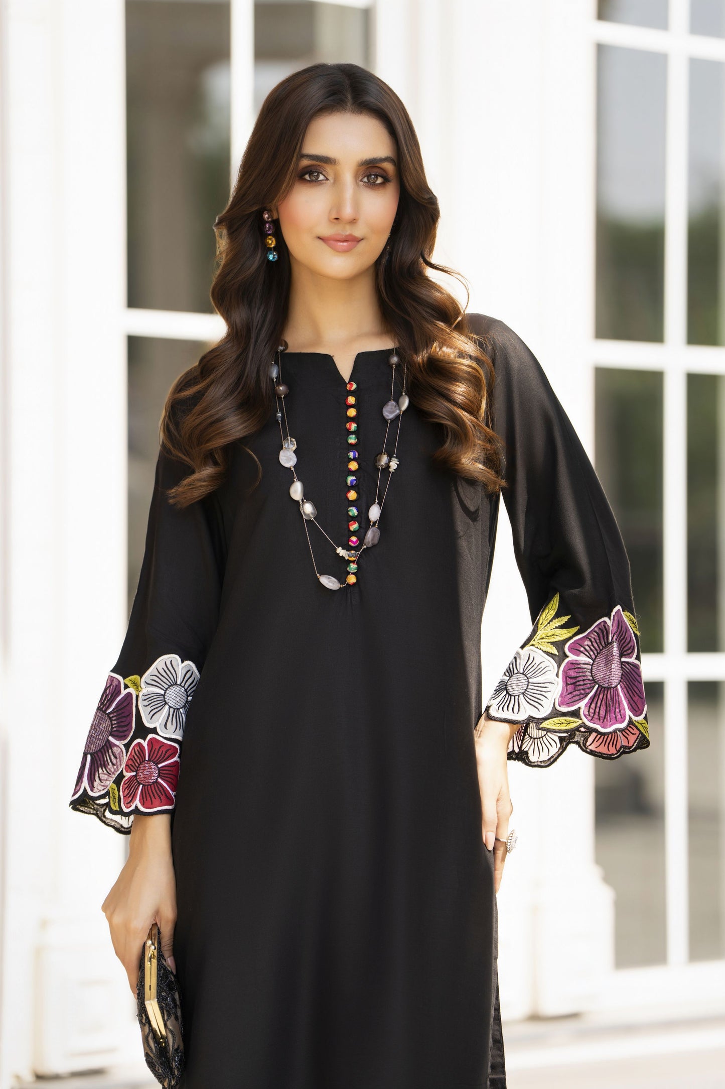 Zaiwa Winterlite 2Pc Linen Embroidered Casual Suit ZWL9