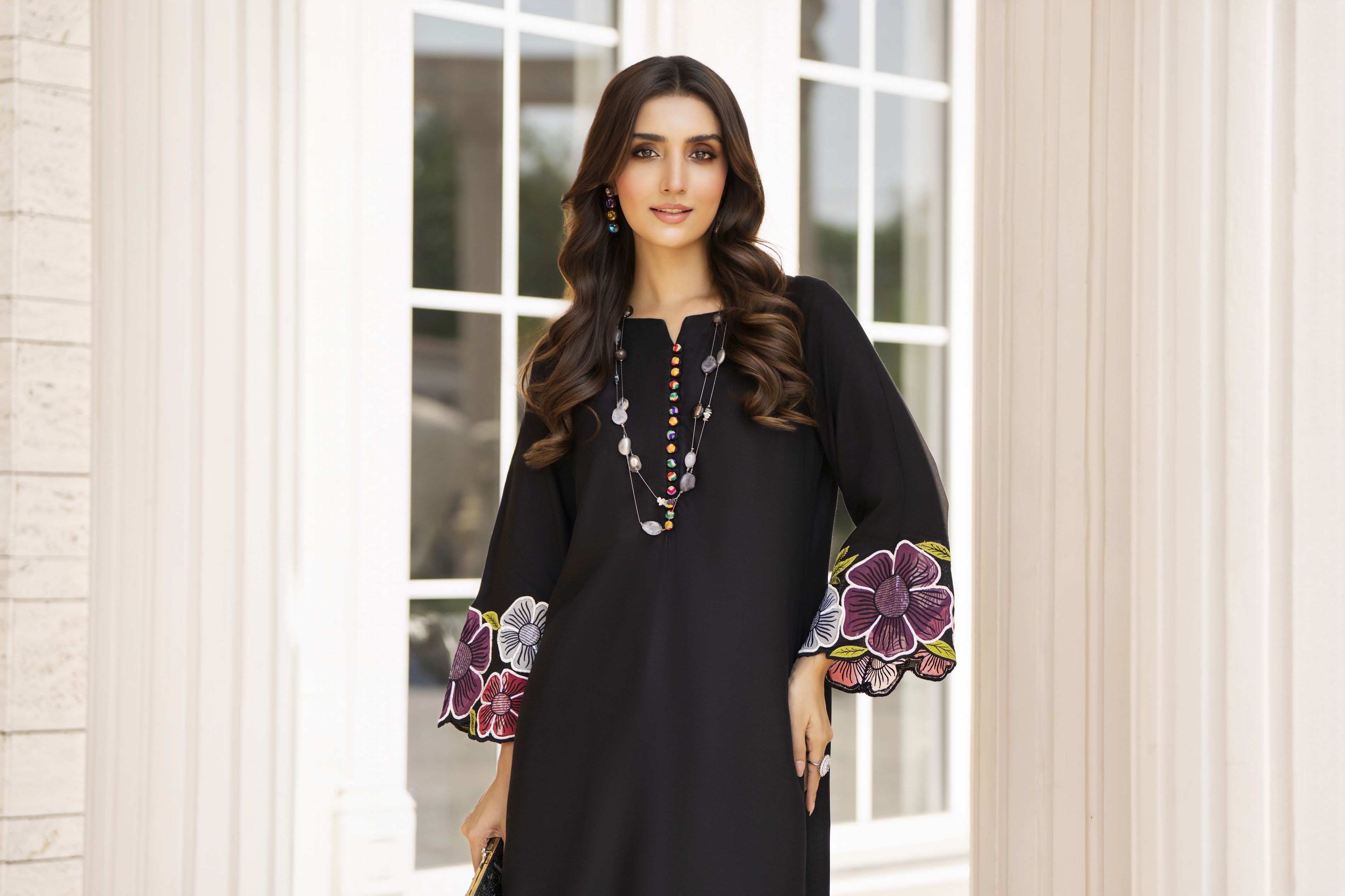 Zaiwa Winterlite 2Pc Linen Embroidered Casual Suit ZWL9