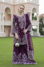 Silver 3pc Organza Handwork Sharara Suit – The Occasion OS1