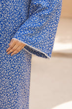 Blue Printed Linen 2pc Ready to Wear Long Dress by Gul Warun LDG7