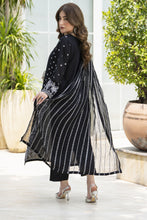 Gul Warun 3pc Thread & Sequin Embroidered Cotton Suit with Chiffon Dupatta – AMG6
