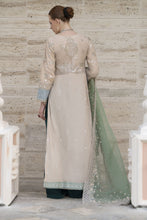 Silver 3pc Handwork Long Shirt with Contrast Trousers – The Occasion OS6
